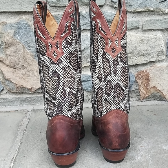 Boulet western cowgirl boots snake print - Picture 5 of 8